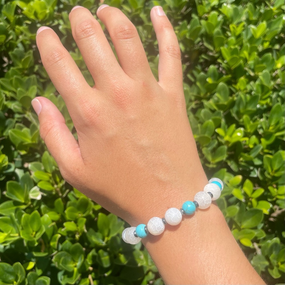 Handmade Fearless Frost Bracelet